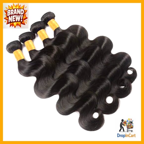 Unprocessed Brazilian Virgin Hair Bundles Body Wave Sew-In Extensions